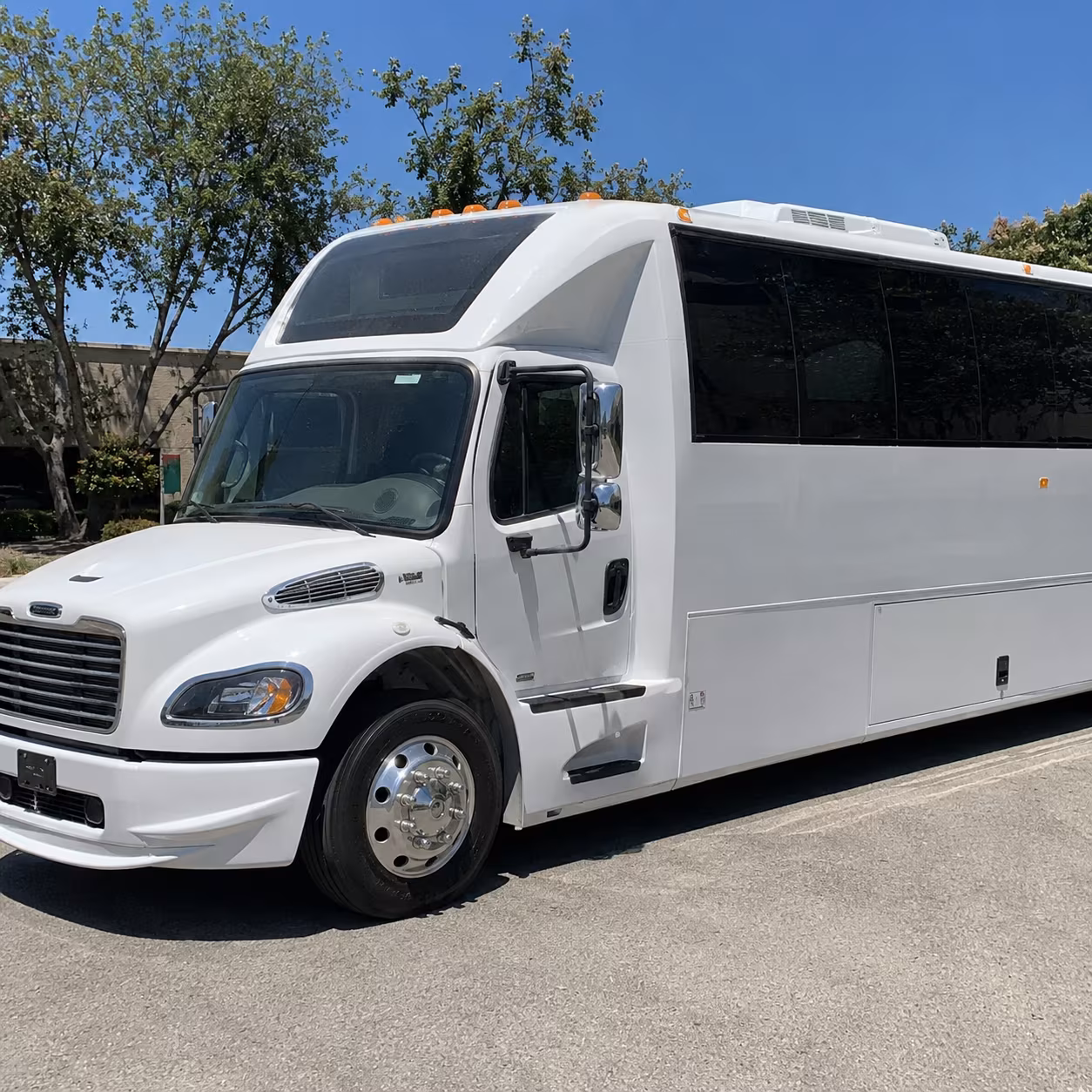 Denton Birthday, Sweet 16, & Quinceañera Transportation party bus exterior