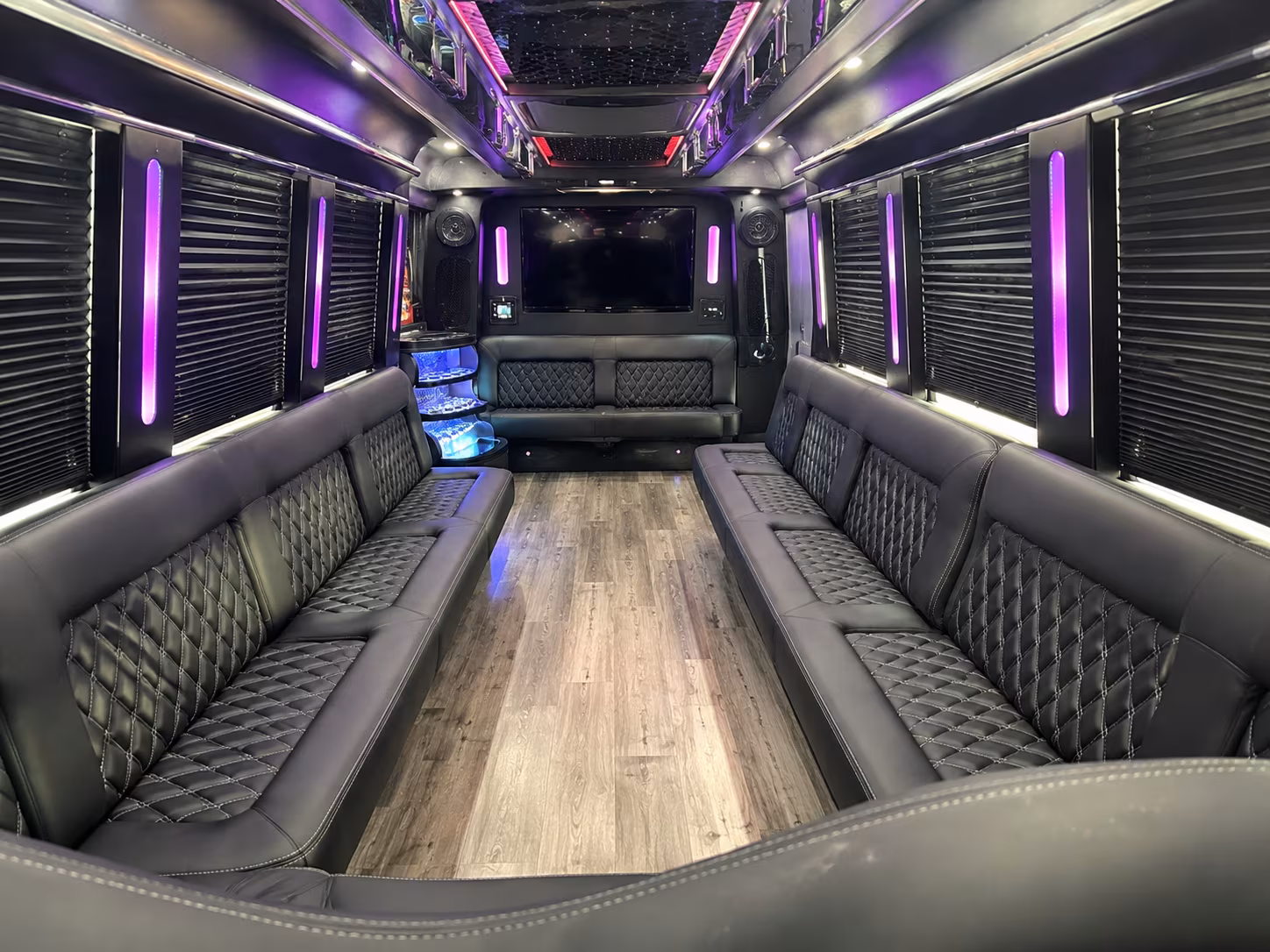Denton Birthday, Sweet 16, & Quinceañera Transportation party bus exterior