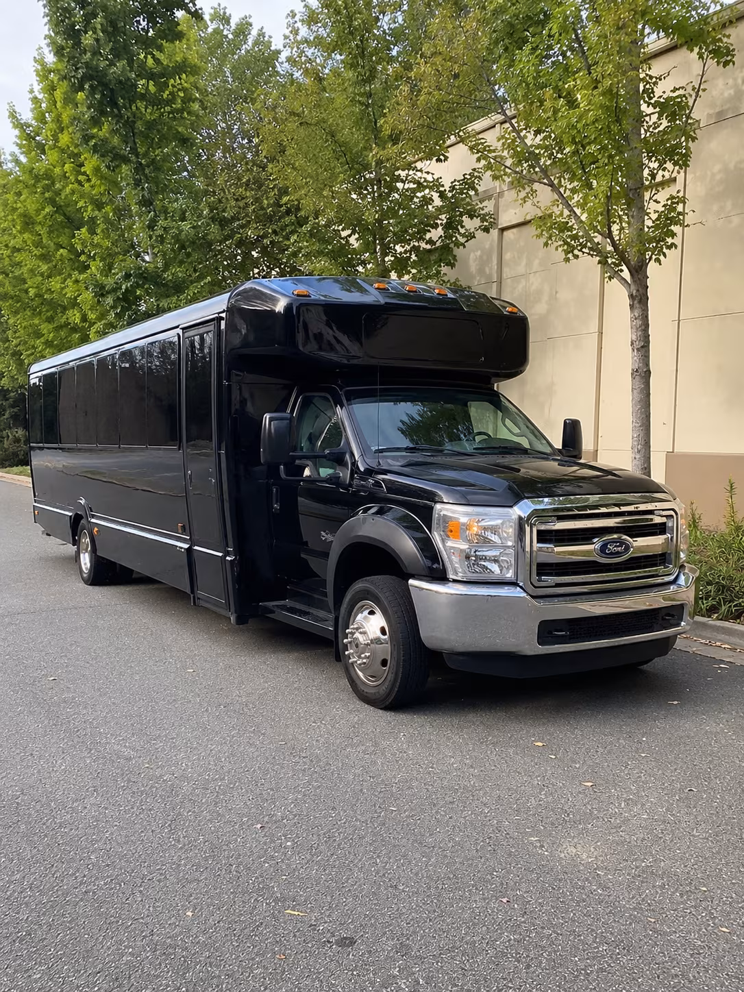 Denton Concert & Music Festival Transportation party bus exterior