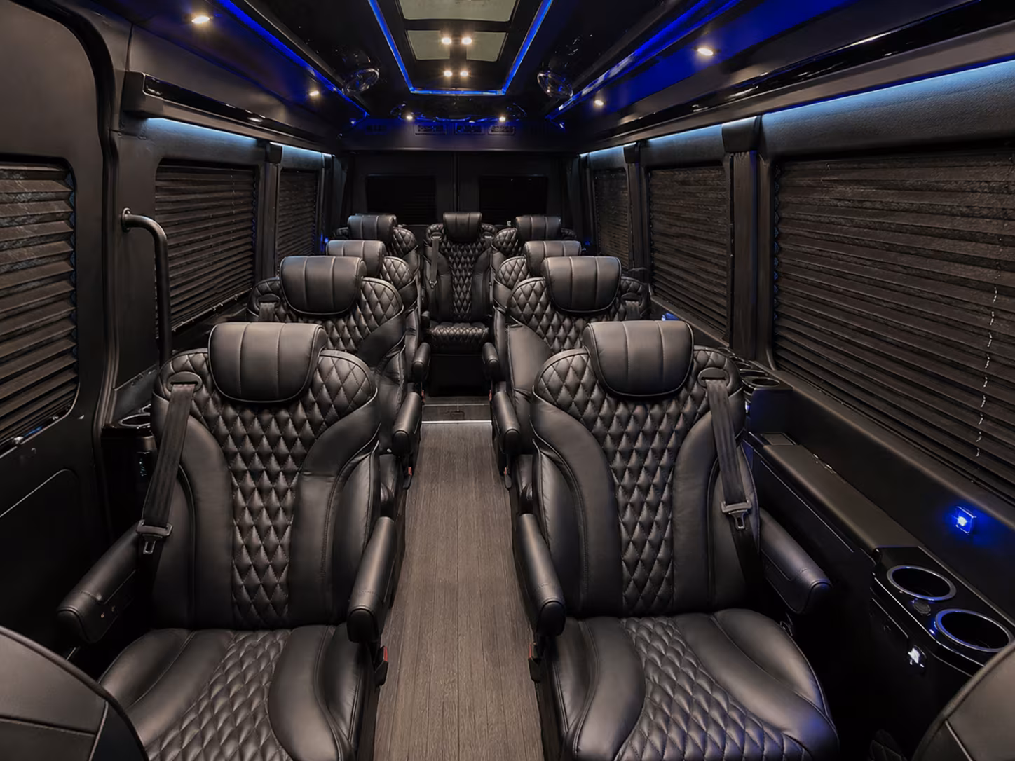 Denton Corporate Transportation party bus exterior