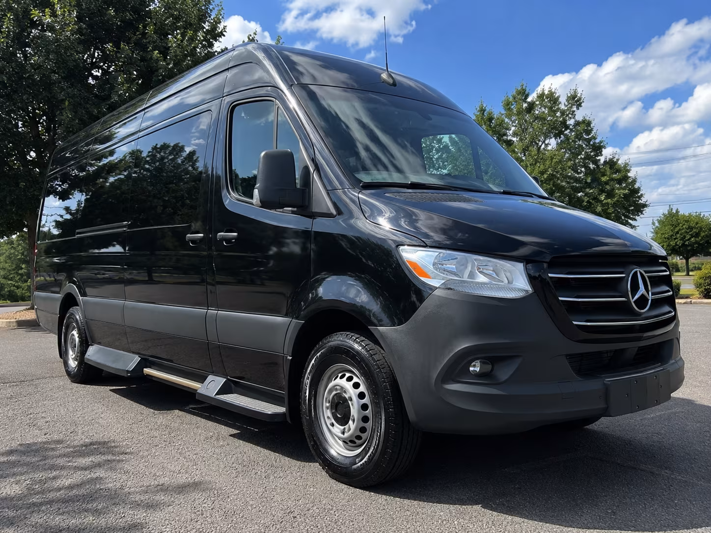 Denton Corporate Transportation party bus exterior
