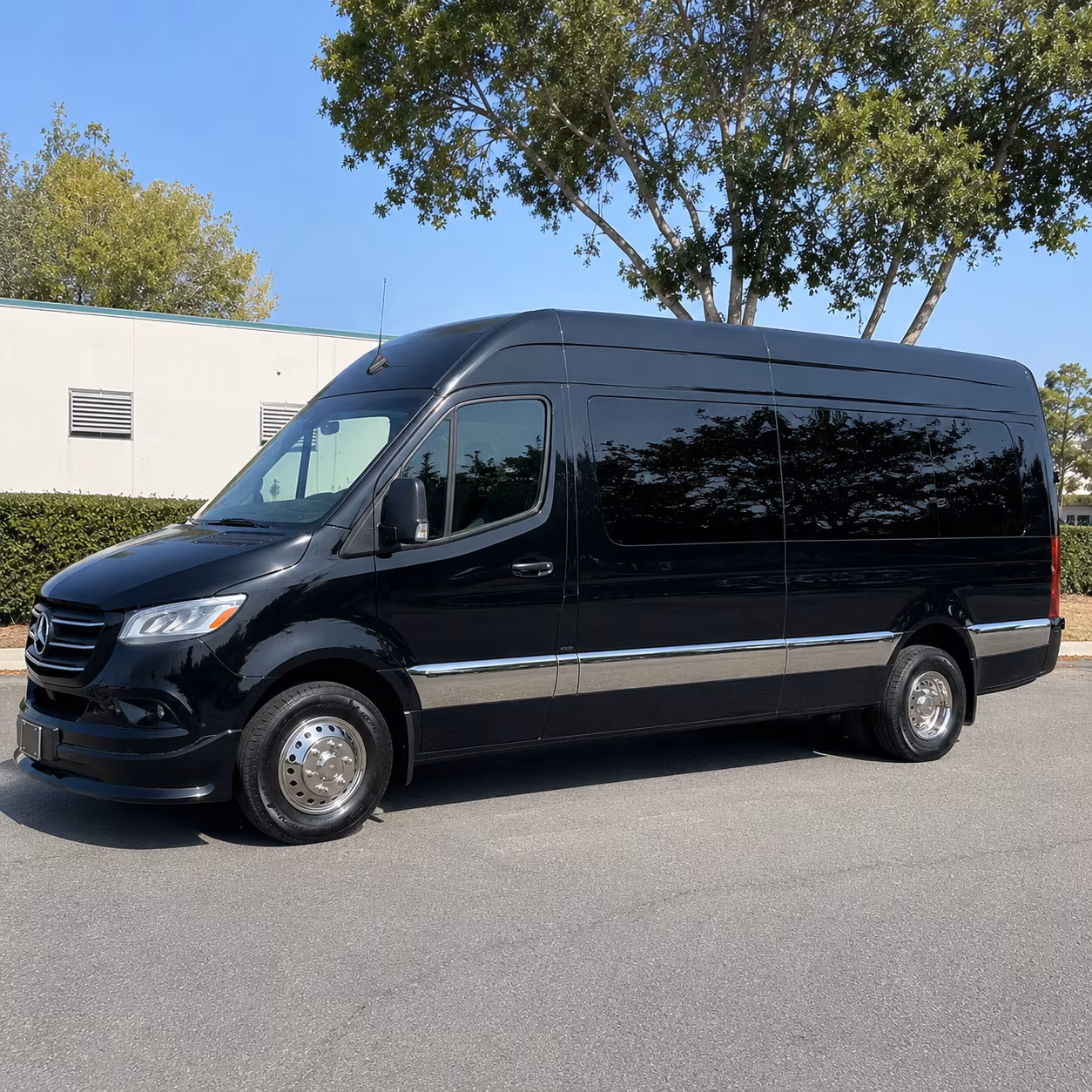 Denton Corporate Transportation party bus exterior
