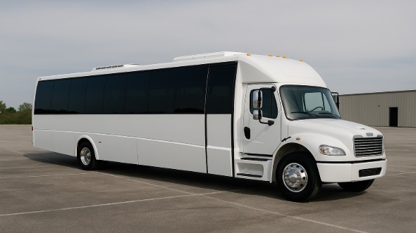 Exterior of Charter Bus Company Euless's 20 Passenger Party Bus in Euless