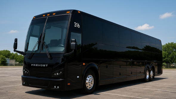 Exterior of Charter Bus Company Carrollton's 40 Passenger Party Bus in Carrollton