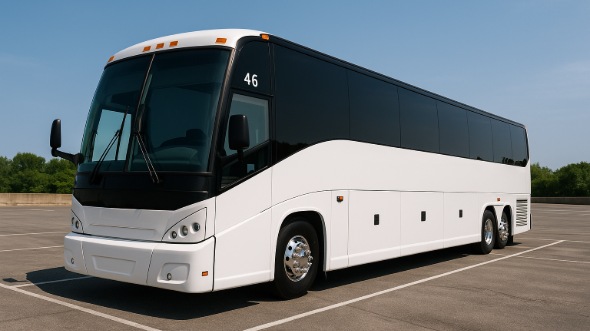 Exterior of Charter Bus Company McKinney's 40 Passenger Party Bus in McKinney