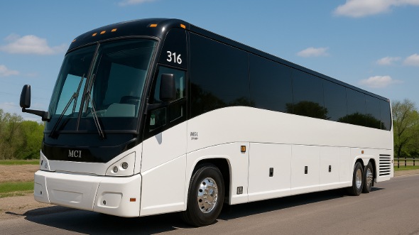 denton wedding transportation charter bus rental