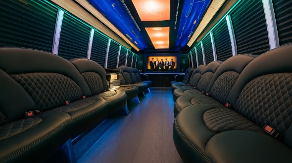 irving 20 passenger party bus